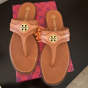 Tory Burch Leather Thong Sandle